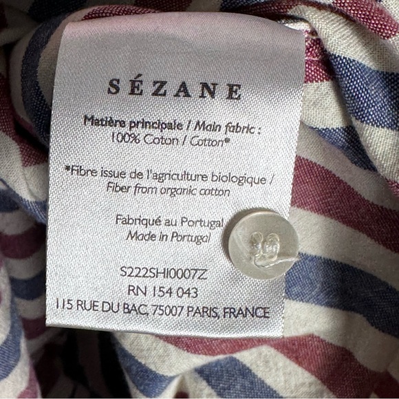Sezane Max Shirt Button Down size 38 - Picture 15 of 15